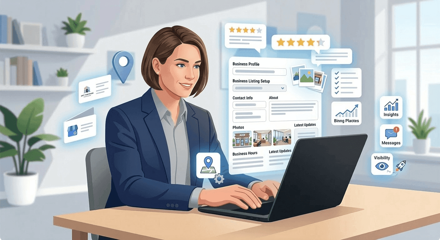 Créer et optimiser sa fiche Google Business et Bing Places